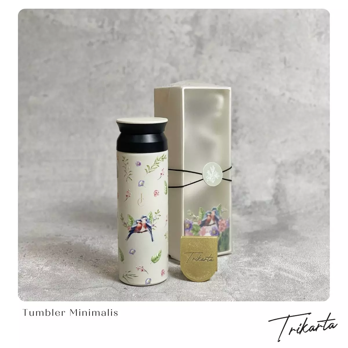 Tumbler Stainless Steel dengan Desain Custom