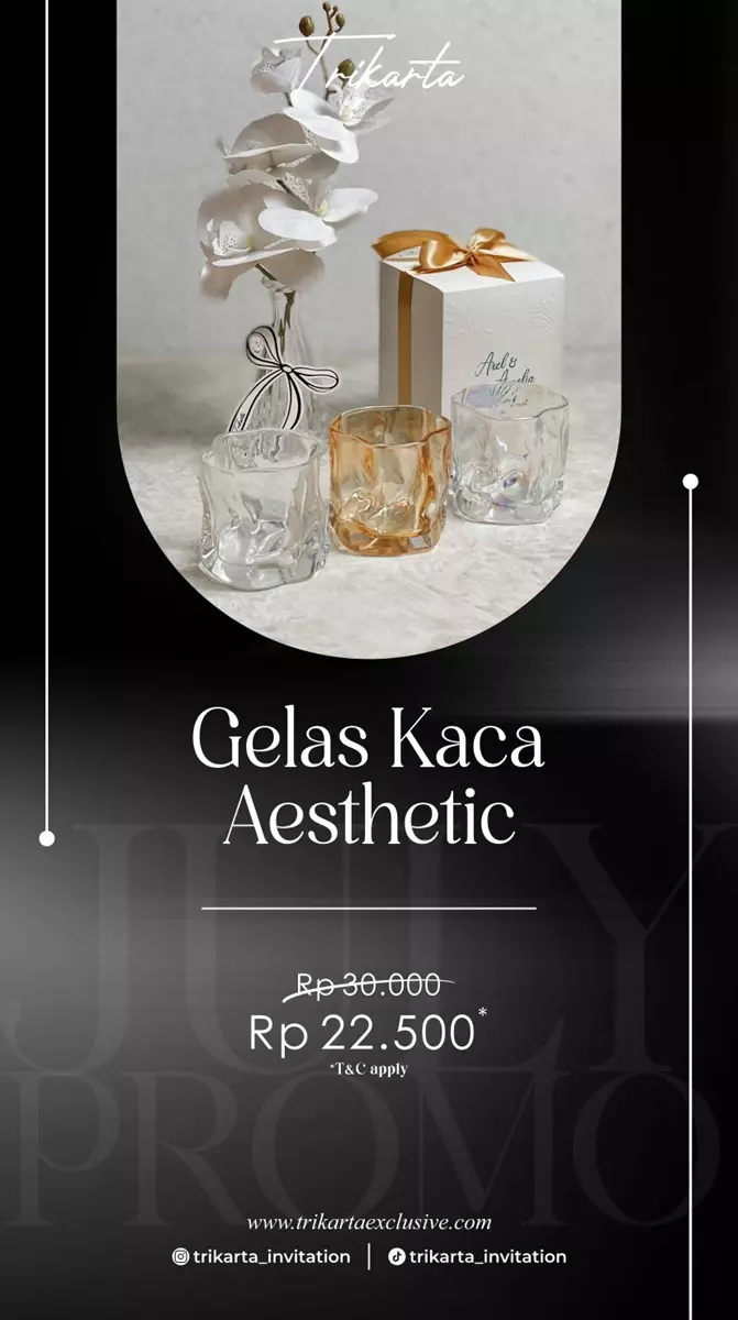 Gelas Kaca Aesthetic