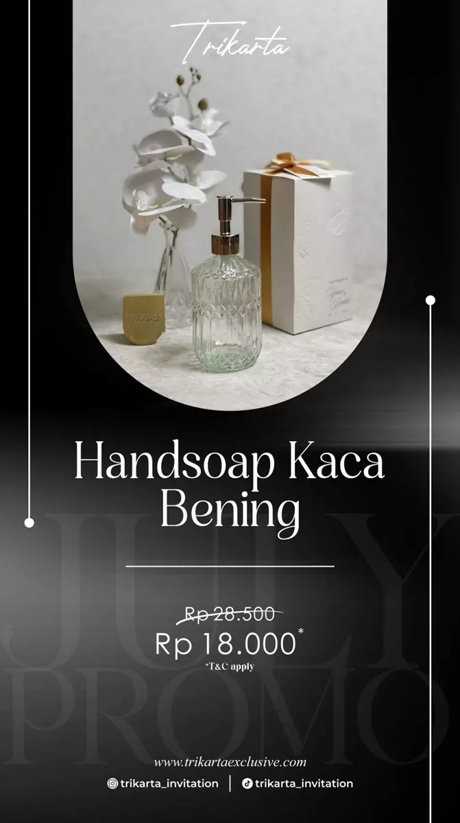 Handsoap Kaca Bening