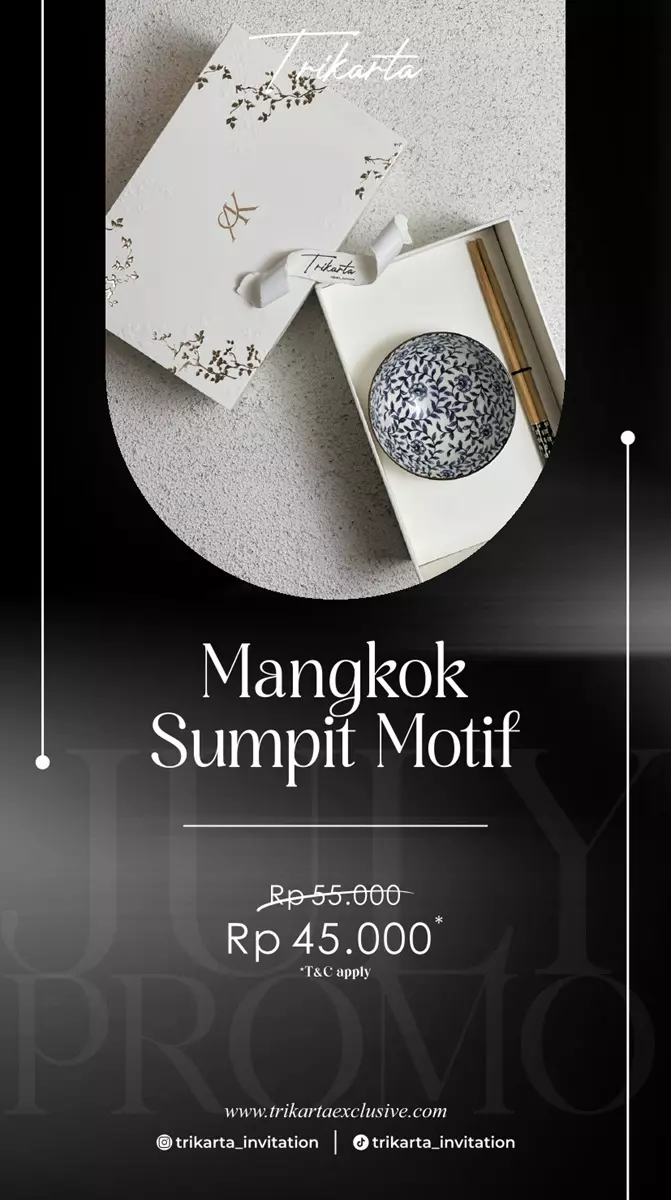 Mangkok Sumpit Motif
