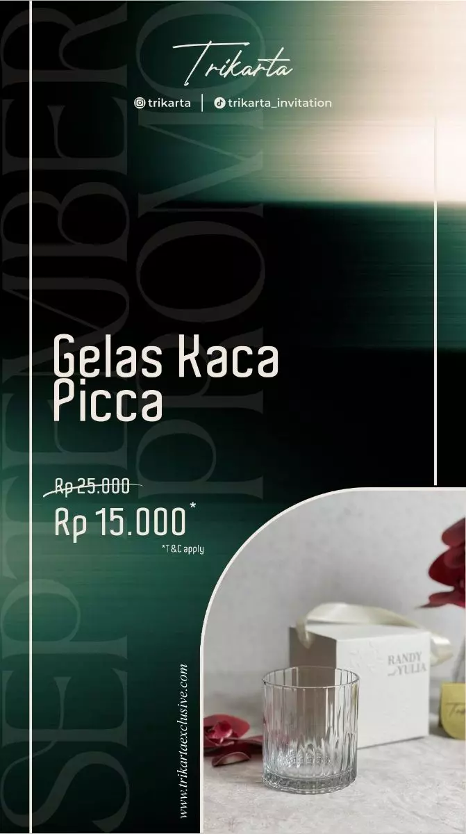 Gelas Kaca Picca