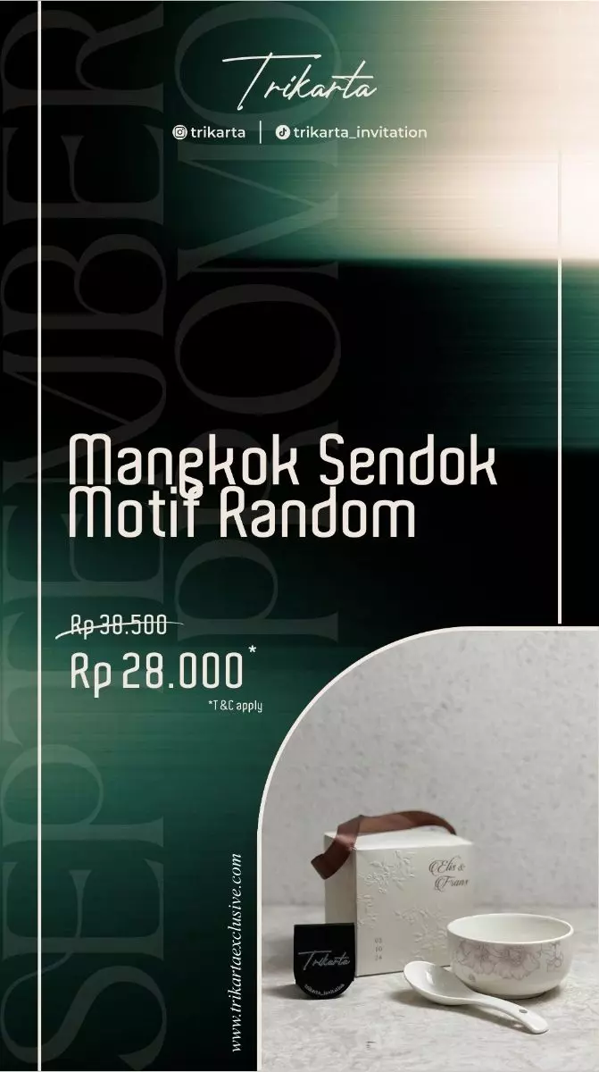 Mangkok Sendok Random
