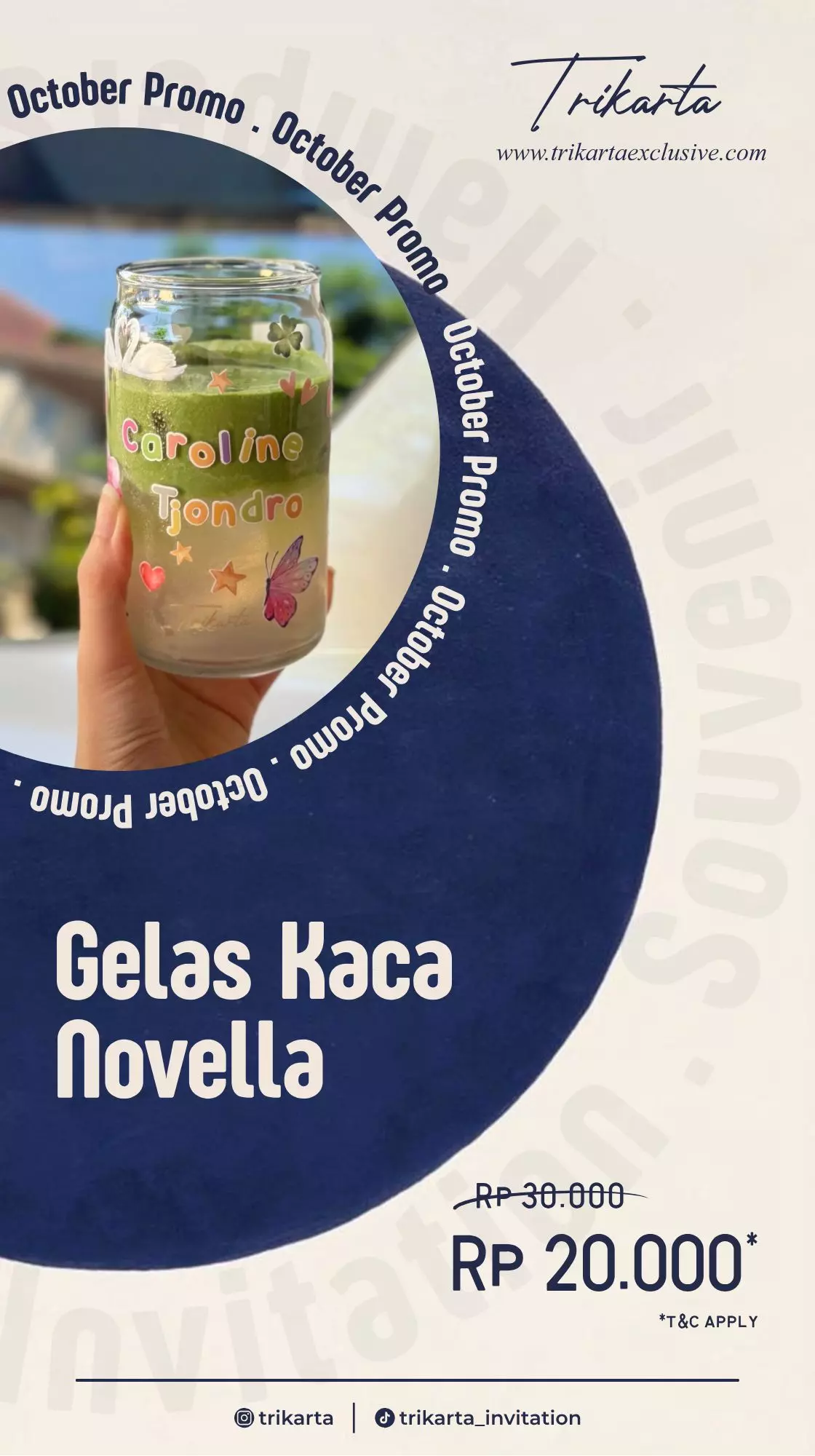Gelas Kaca Novella