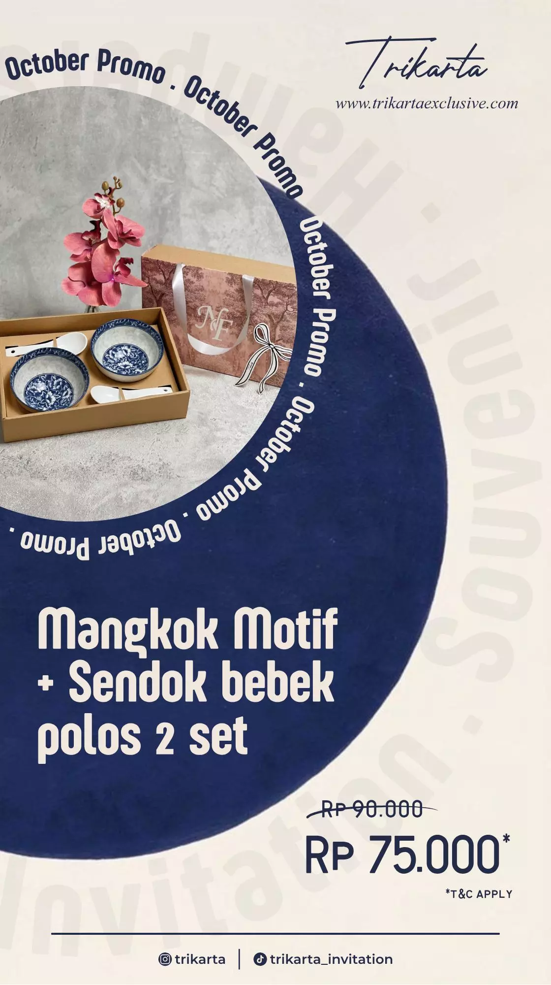 Mangkok Motif Sendok Bebek