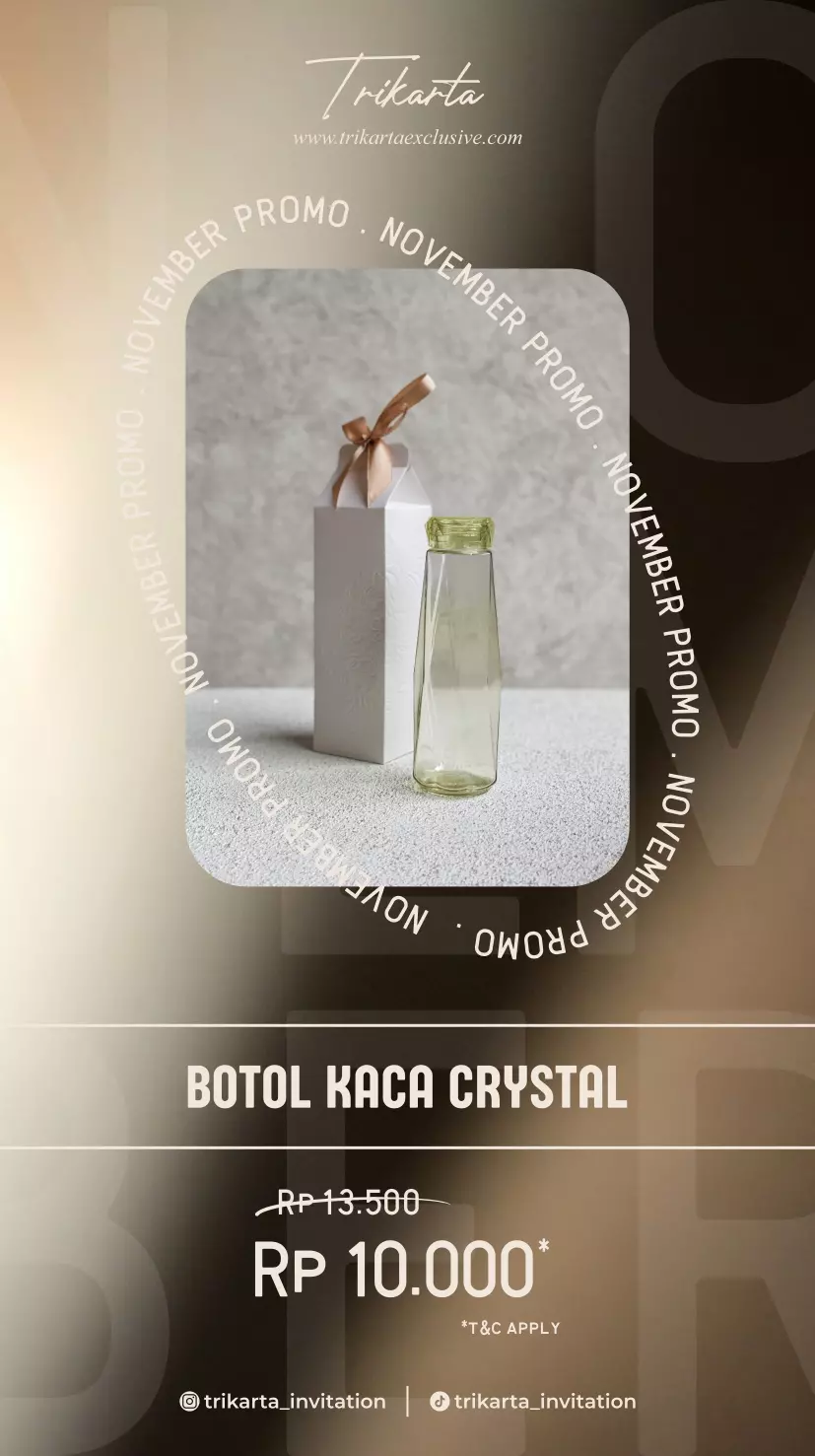 Botol Kaca Crystal