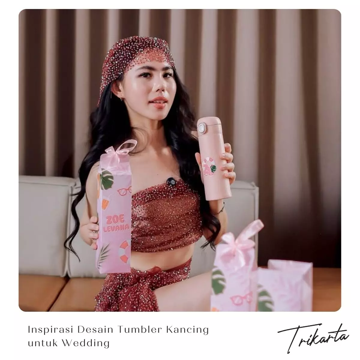 Inspirasi Desain Tumbler Kancing untuk Wedding
