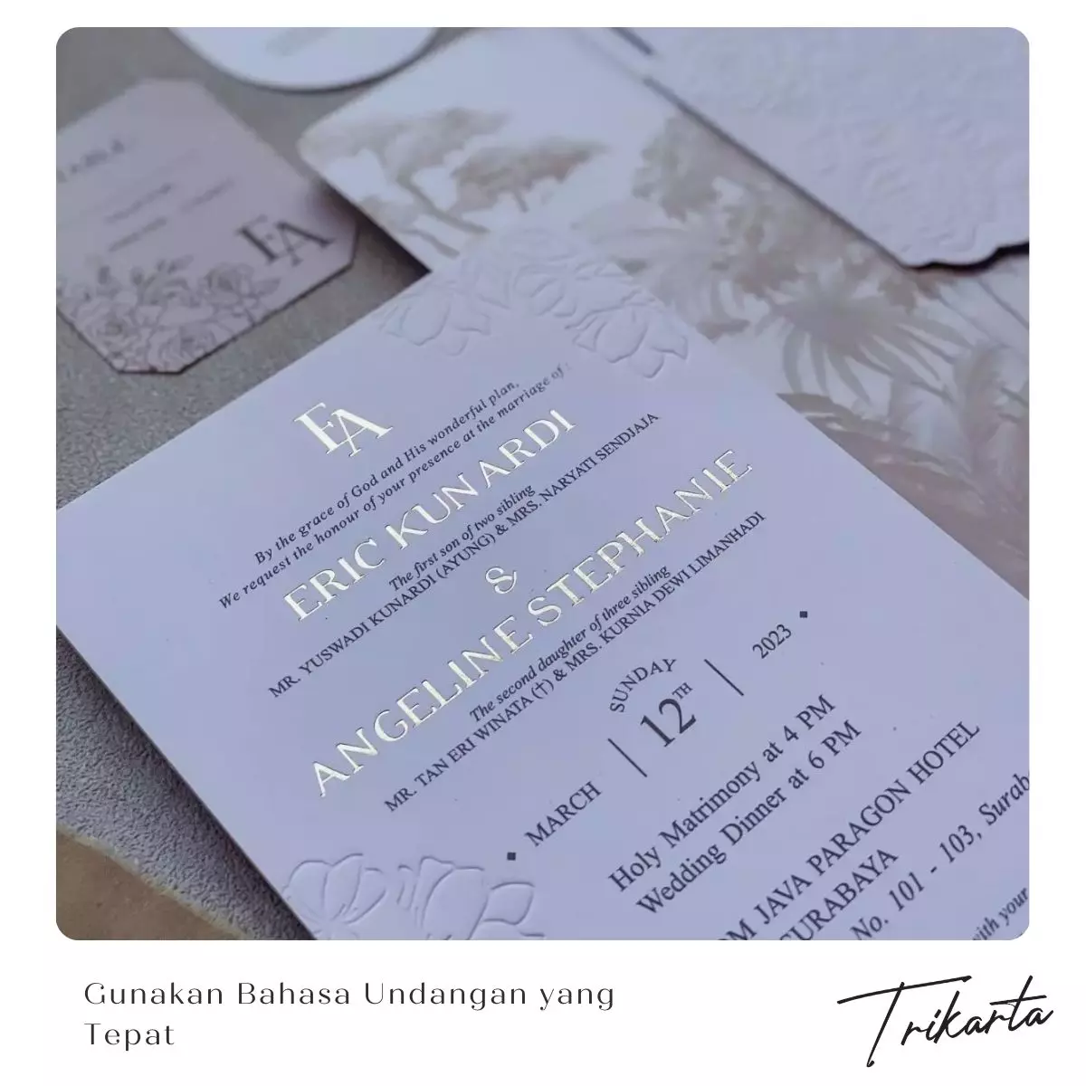 Gunakan Bahasa Undangan yang Tepat