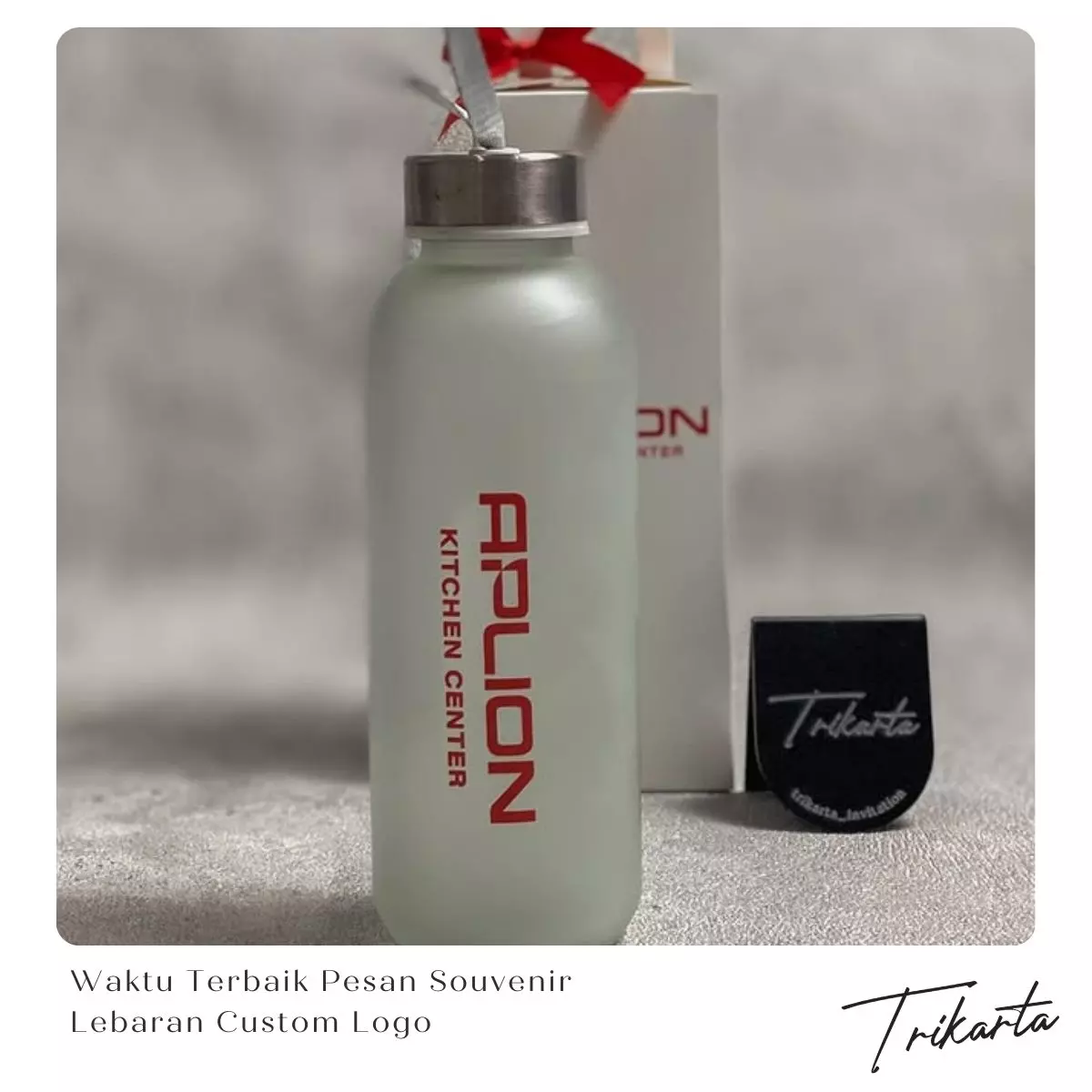 Waktu Terbaik Memesan Souvenir Lebaran Custom Logo