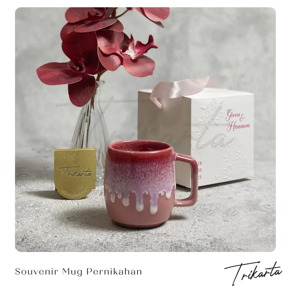 Mug Custom untuk Souvenir Pernikahan