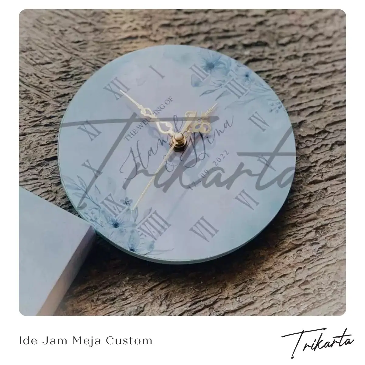 Ide Desain Jam Meja Custom agar Lebih Menarik