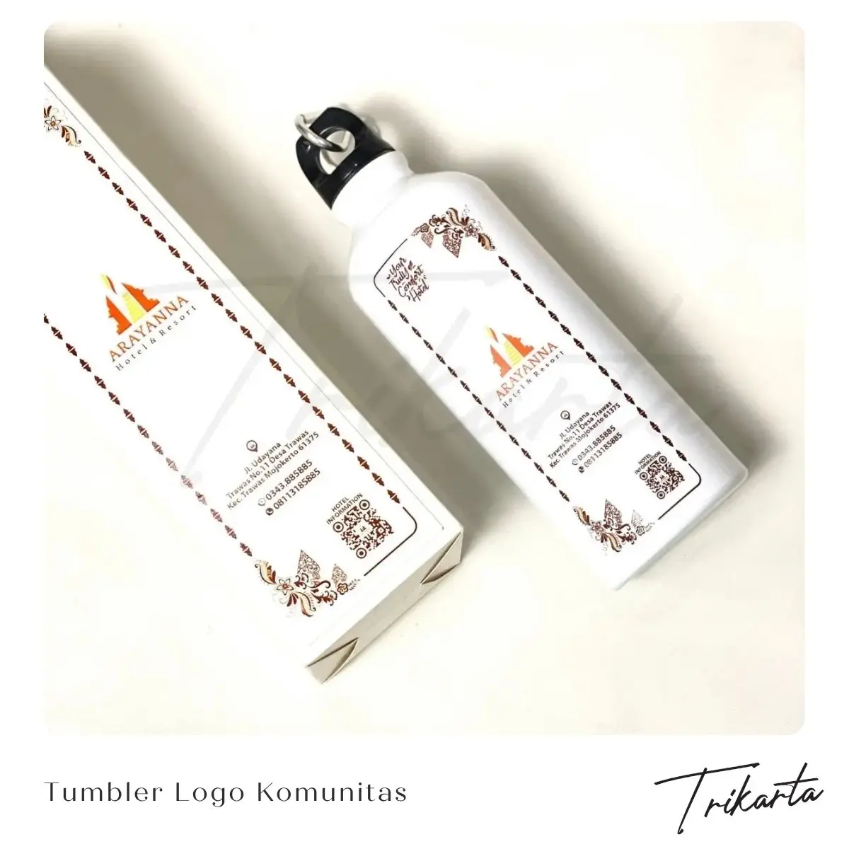 1. Tumbler Custom Logo Komunitas