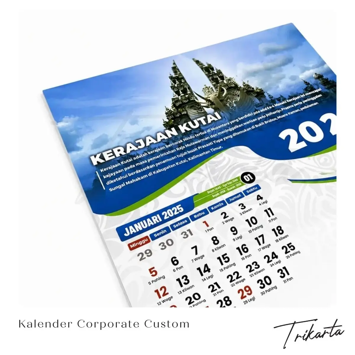 Cara Pesan Kalender Corporate Custom di Trikarta
