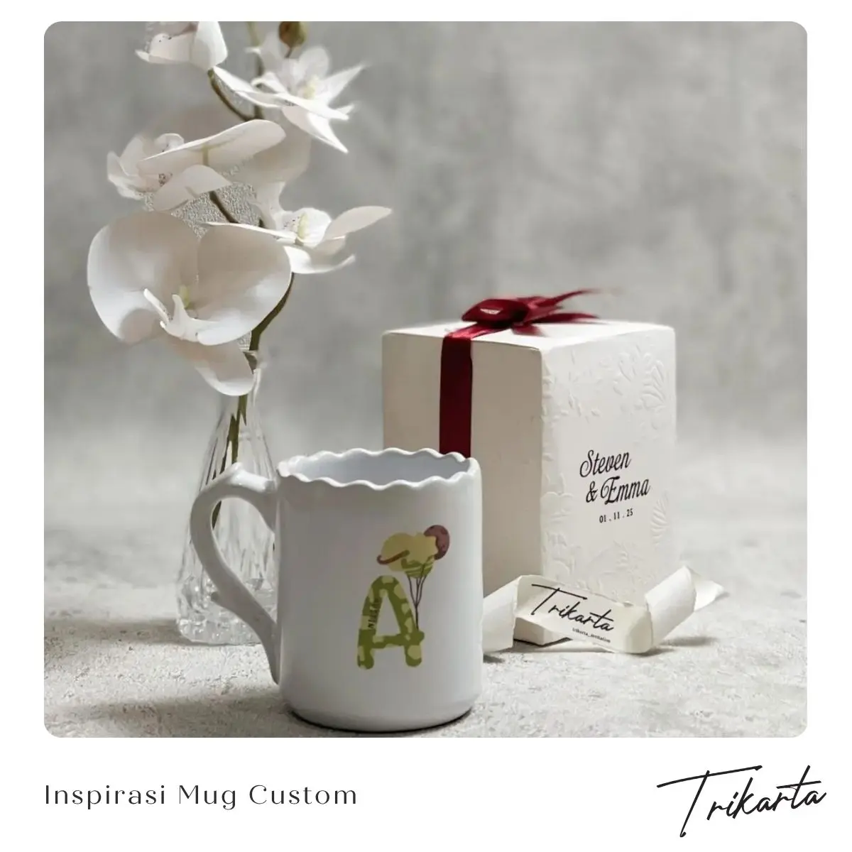 Inspirasi Desain Mug Custom untuk Souvenir Pernikahan