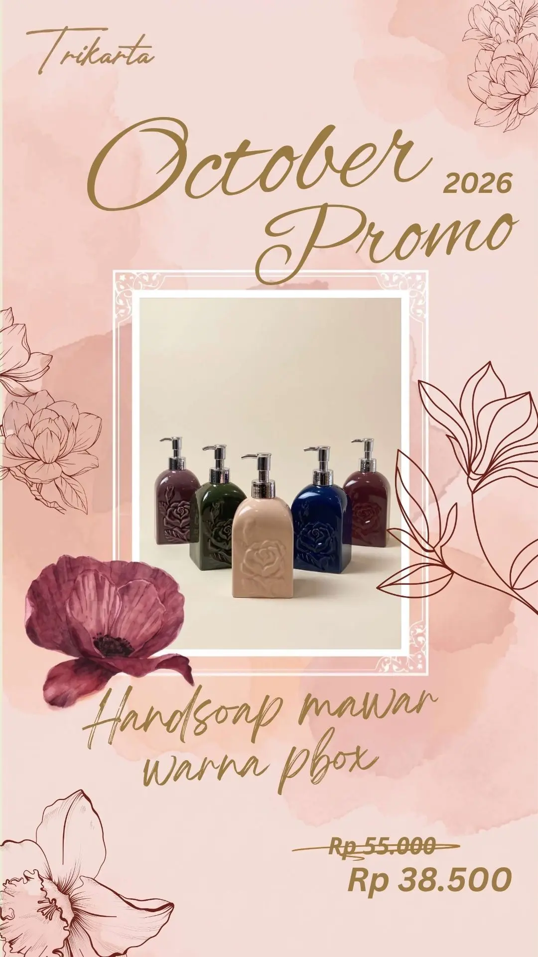 Handsoap Mawar Warna