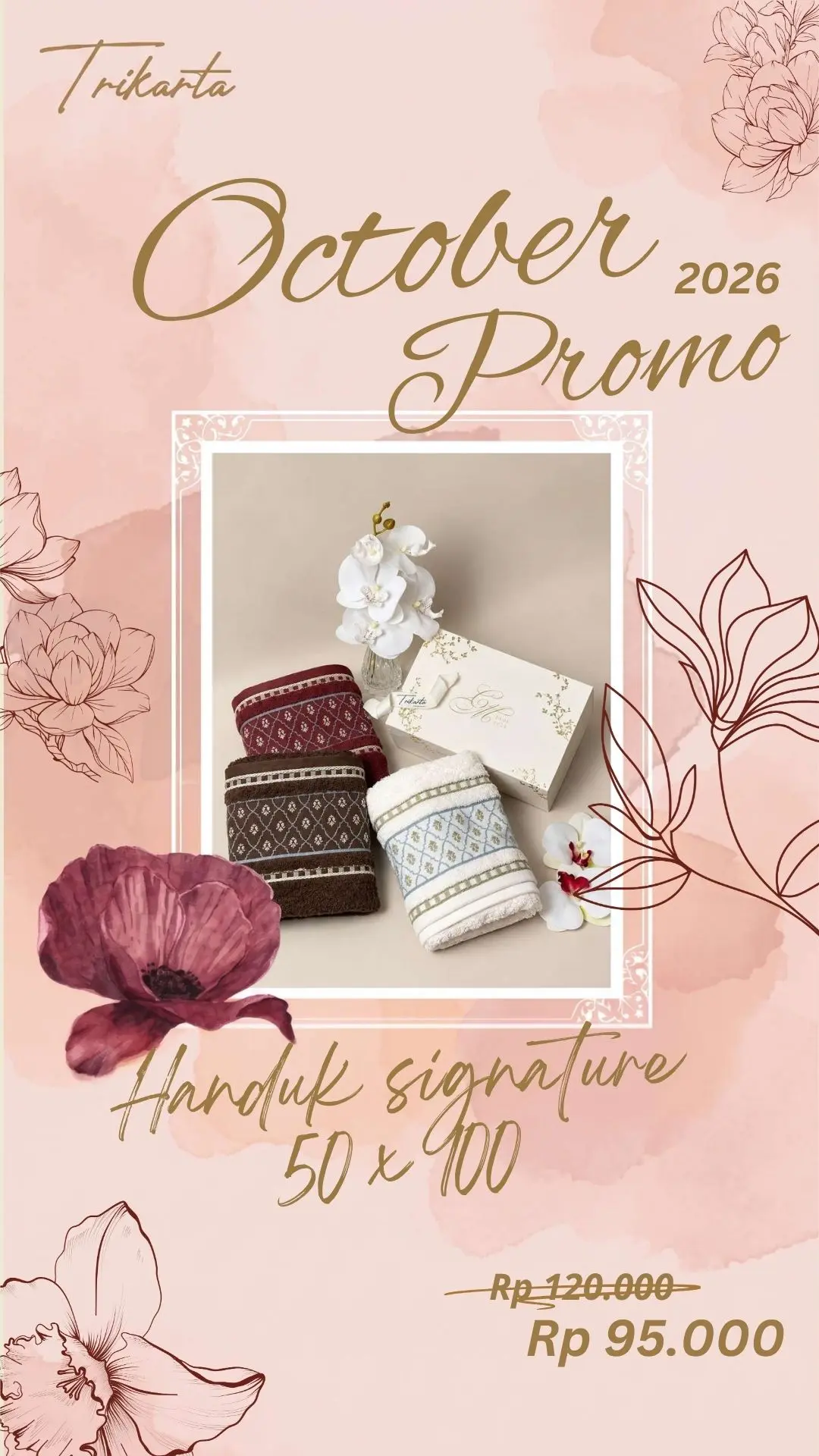 Handuk Signature 50 X 100