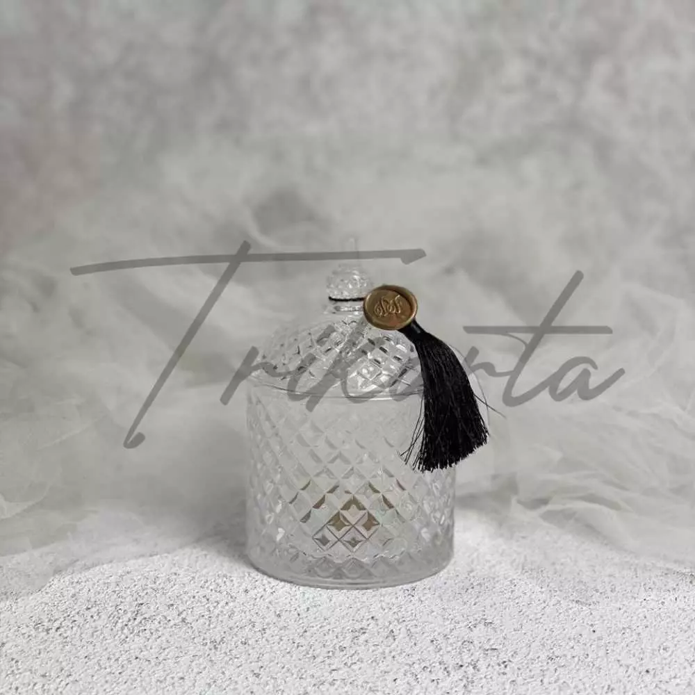 Crystal Diamond Oval M Waxseal - Tali Tazel B Packing Paperbox