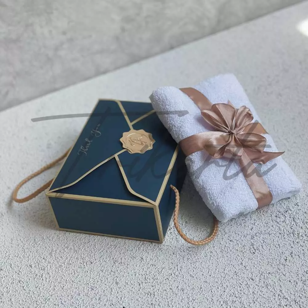 Handuk 30 x 70cm (warna khusus) Packing Box Custom Tali Kur
