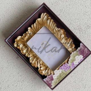 Frame Kaca List Daun Packing Hardbox Tutup Mika