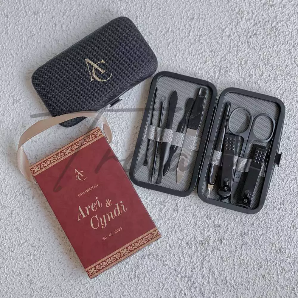 Manicure Hitam 9 Set