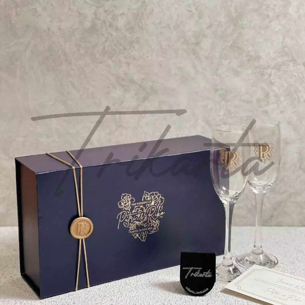 Gelas Champagne Set