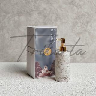 Handsoap Keramik Marble Putih