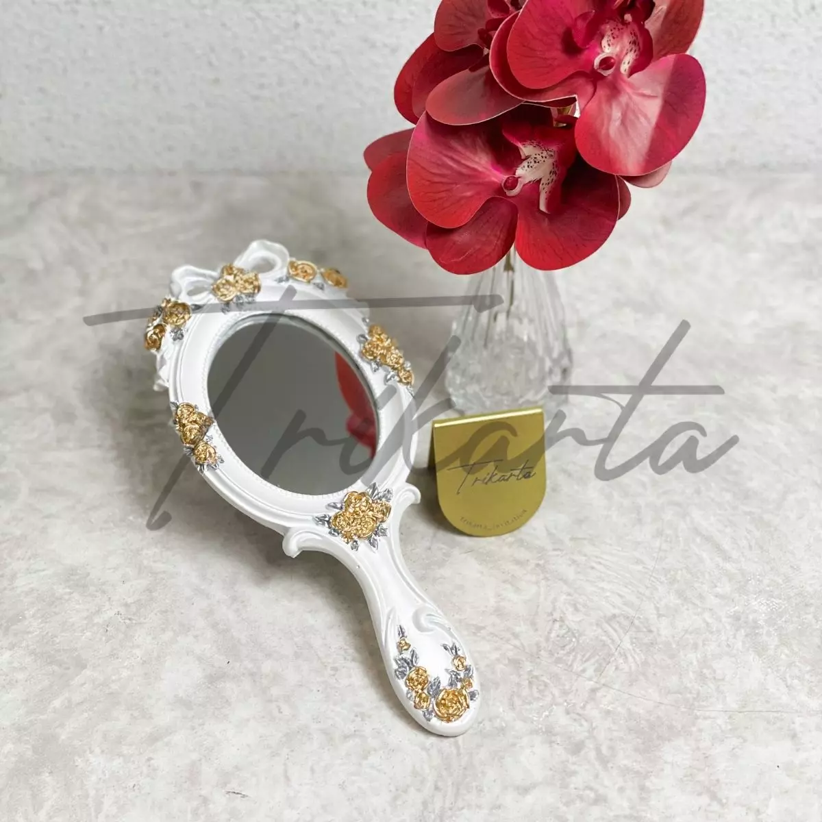 Frame Hand Mirror White