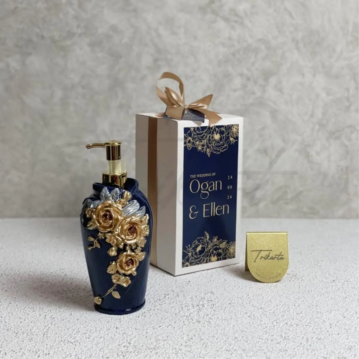 Handsoap Guci Packing Paperbox Handsoap Embos Putih