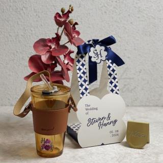 Tumbler Straw Aesthetic Tali Packing Paperbox Tenteng Ombak