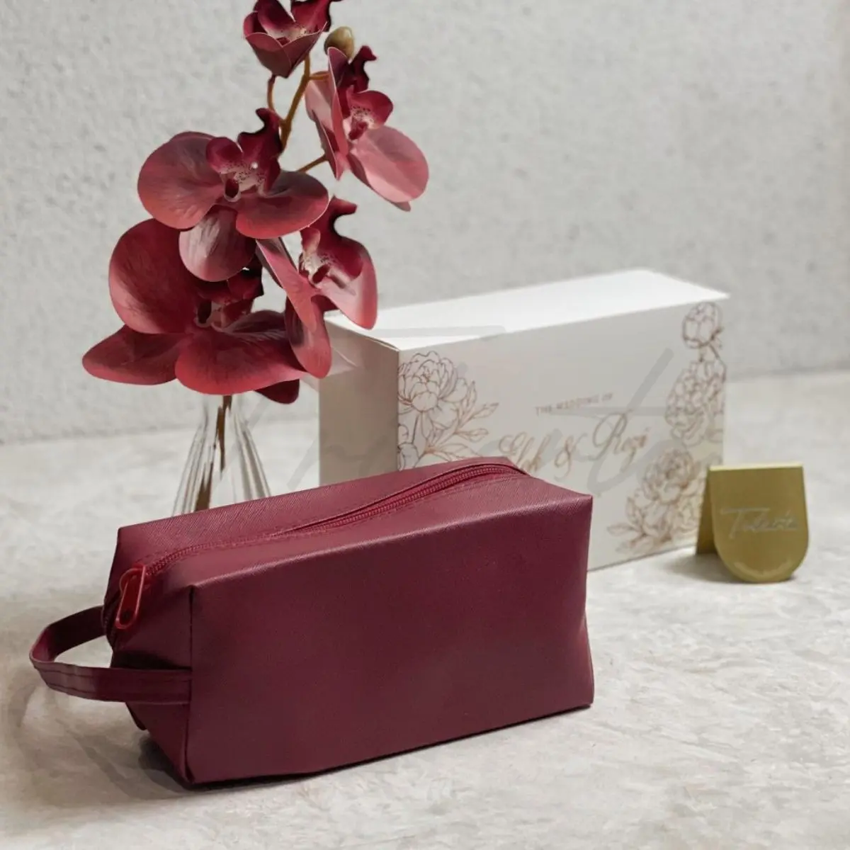 Pouch Maroon