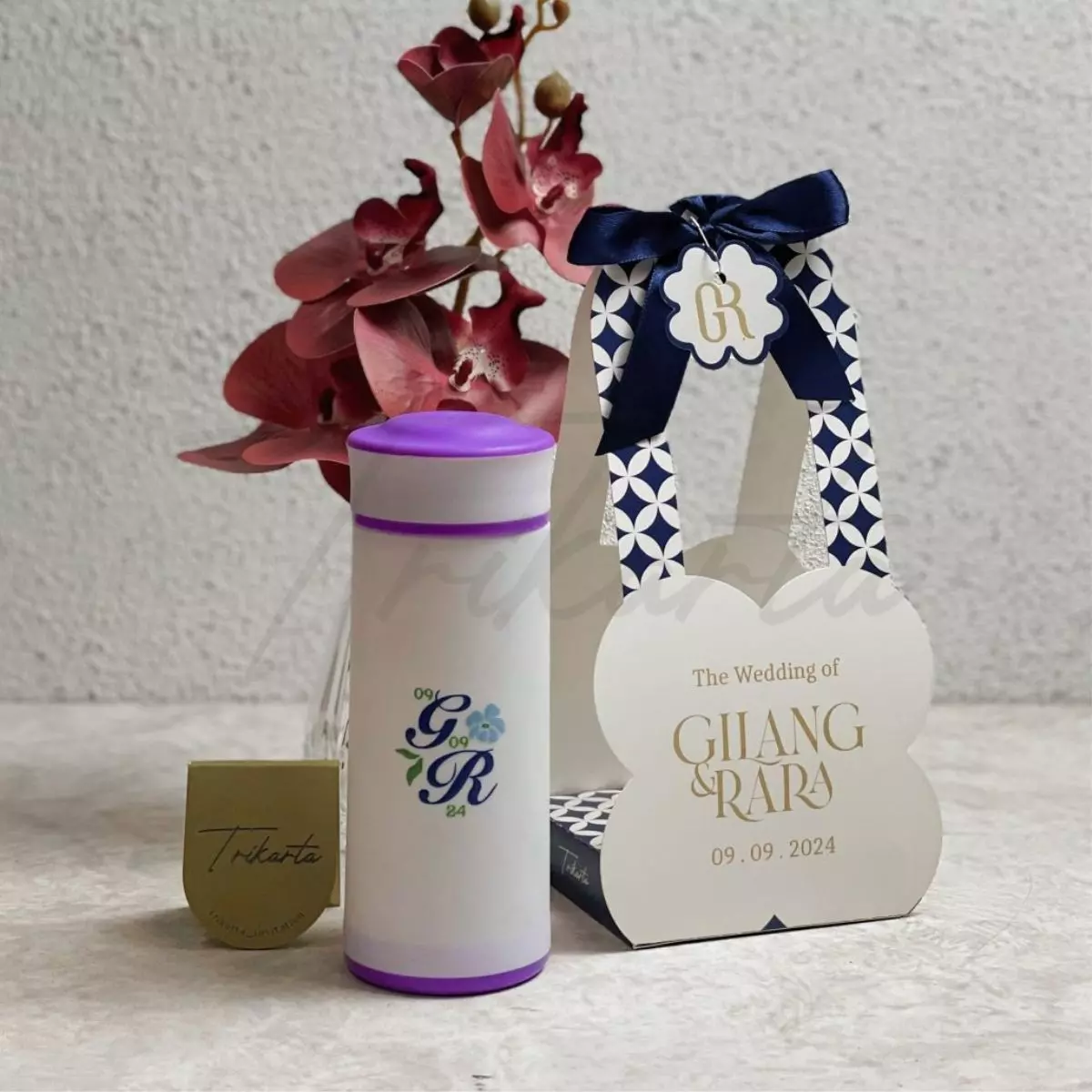 Botol Kaca Pure Love Paperbox Tenteng Ombak