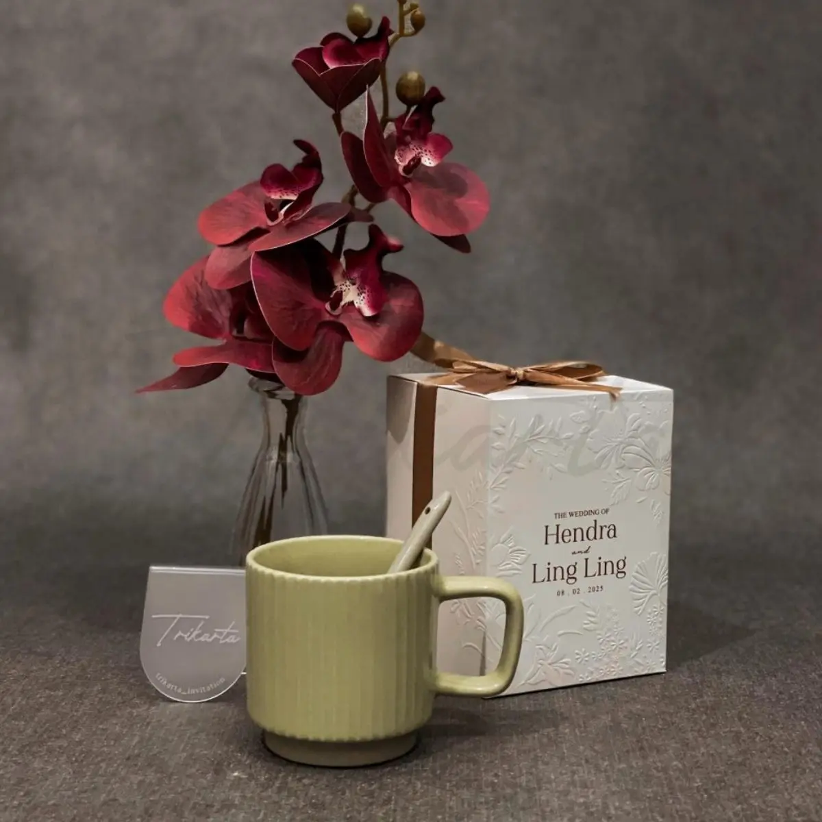 Mug Garis (Tanpa Sendok)