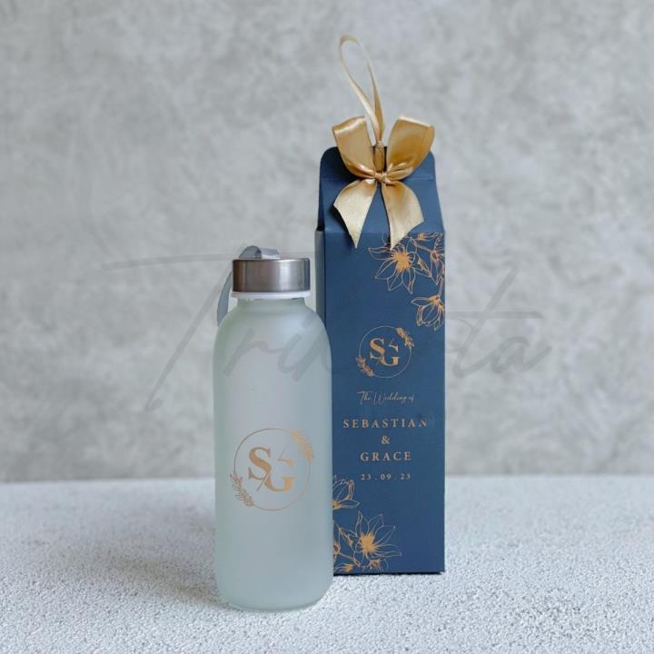 Botol Kaca Doff Paperbox Custom Warna