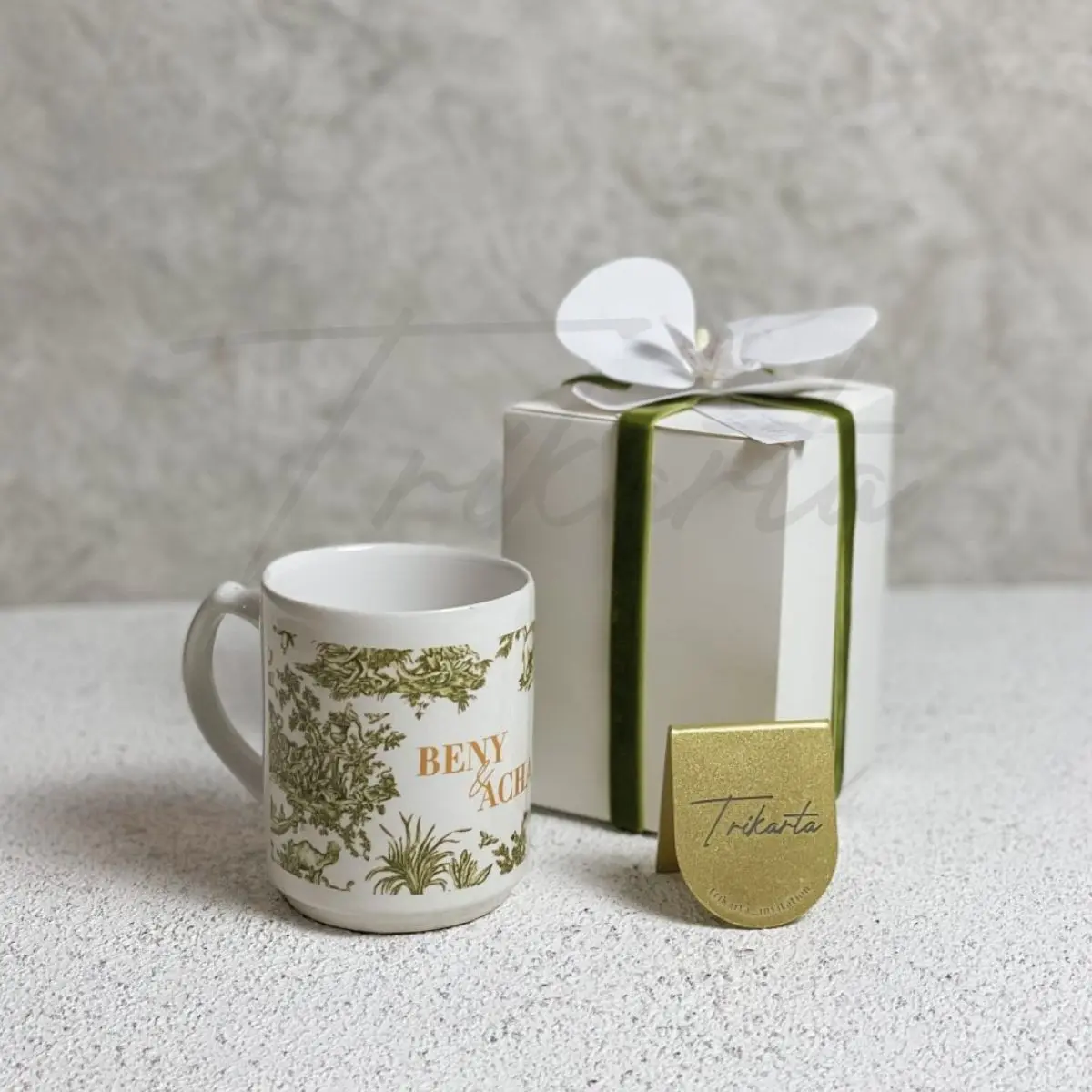 Mug Printing Gagang Cula Bunga