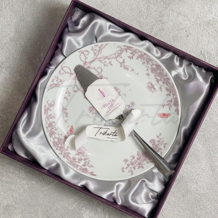 Piring moon 9 inch Sendok Saji