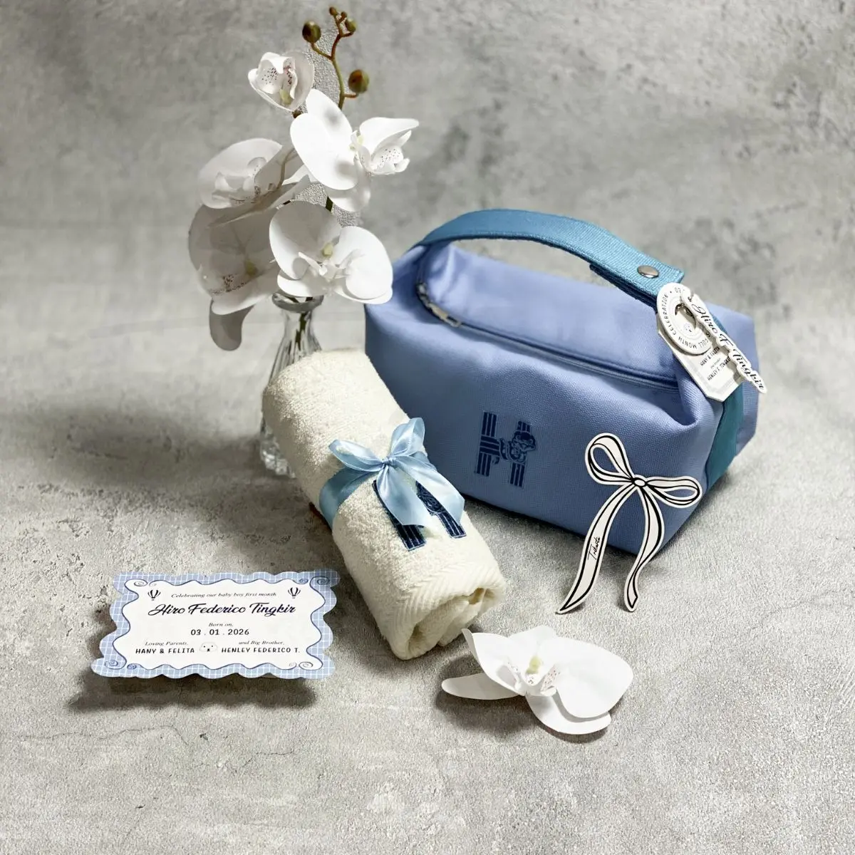 Souvenir Anak Pouch Biru