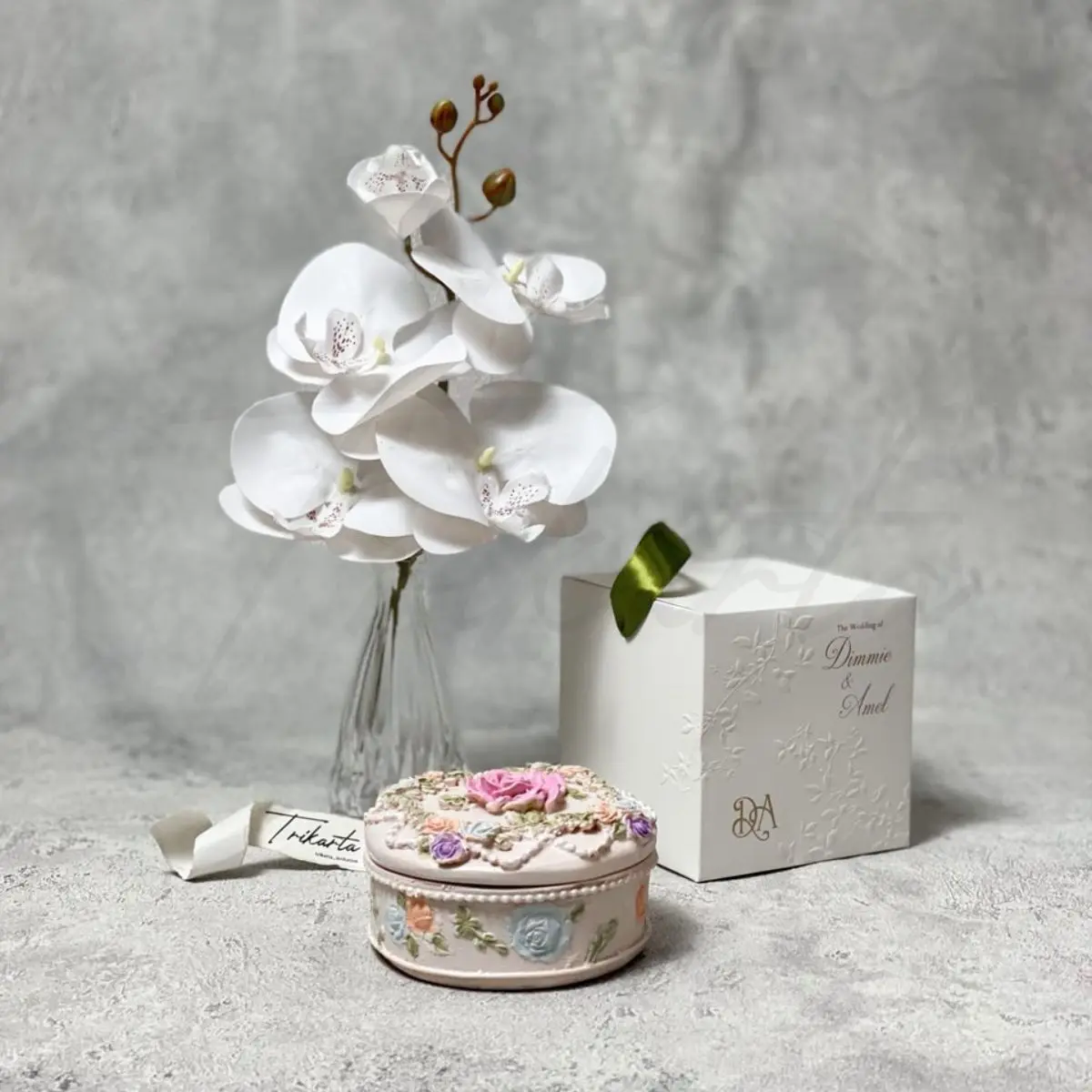 TP Perhiasan Oval Rose Paperbox